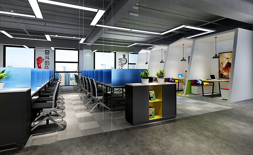 上海知名教育培訓機構公司辦公室裝修-第4張圖片-上海古都建筑設計集團