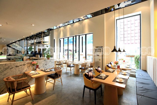 上海餐館裝修風格效果-第2張圖片-上海古都建筑設計集團