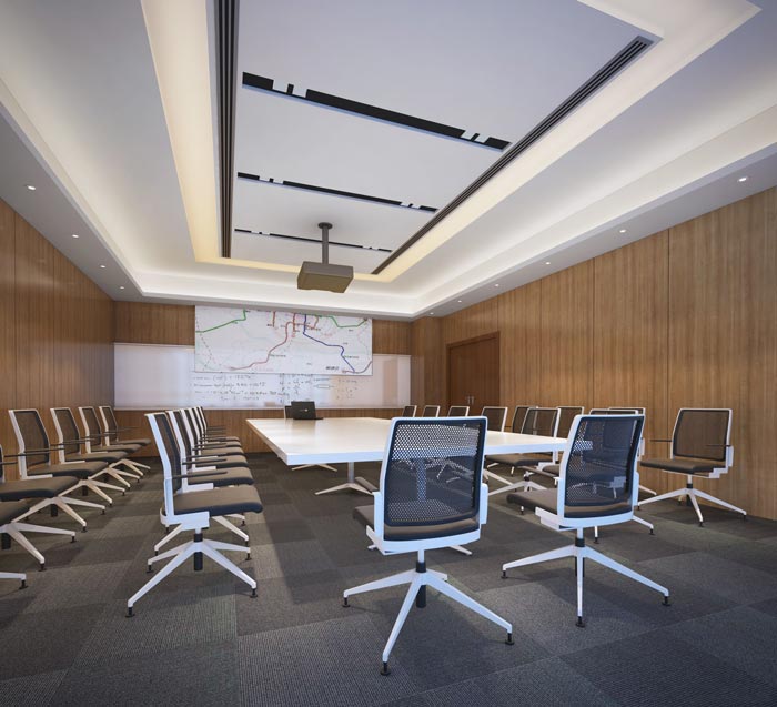 徐匯區田林500平米辦公室設計實景-第3張圖片-上海古都建筑設計集團