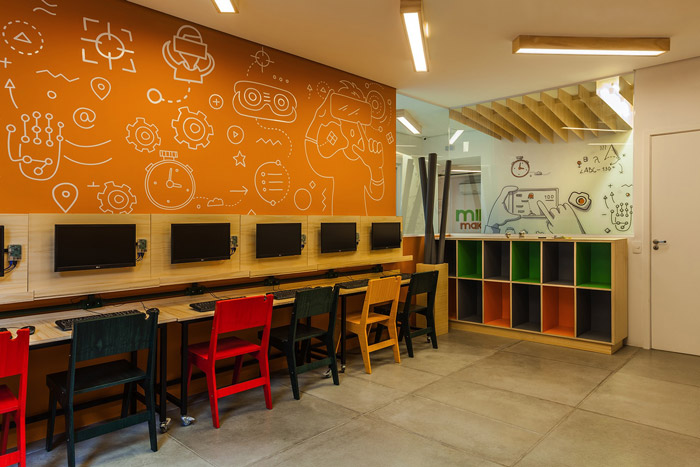 少兒編程培訓教育機構設計裝修方案-第5張圖片-上海古都建筑設計集團