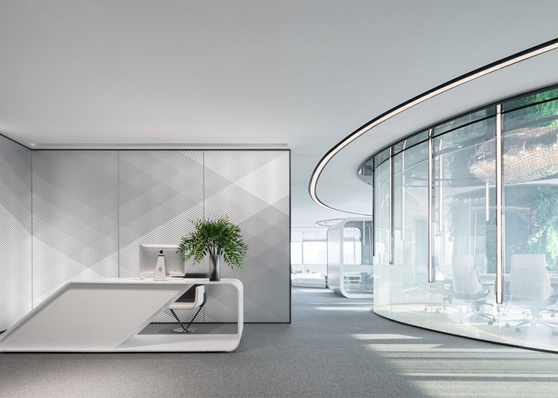 科技公司辦公室裝飾裝修效果展示-第5張圖片-上海古都建筑設計集團