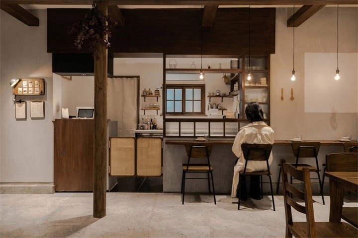 以原生木色為主基調的咖啡廳設計效果-第3張圖片-上海古都建筑設計集團