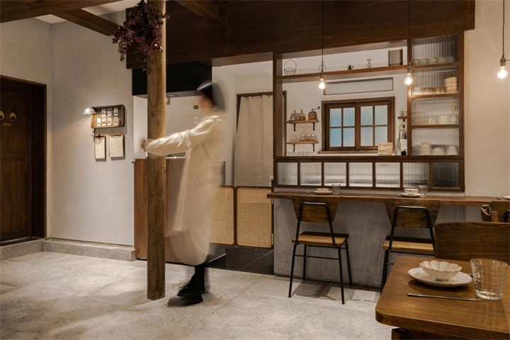 以原生木色為主基調的咖啡廳設計效果-第7張圖片-上海古都建筑設計集團
