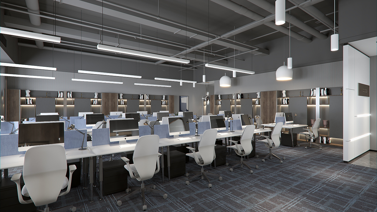 上海浦東新區張江辦公室工業風格-第3張圖片-上海古都建筑設計集團