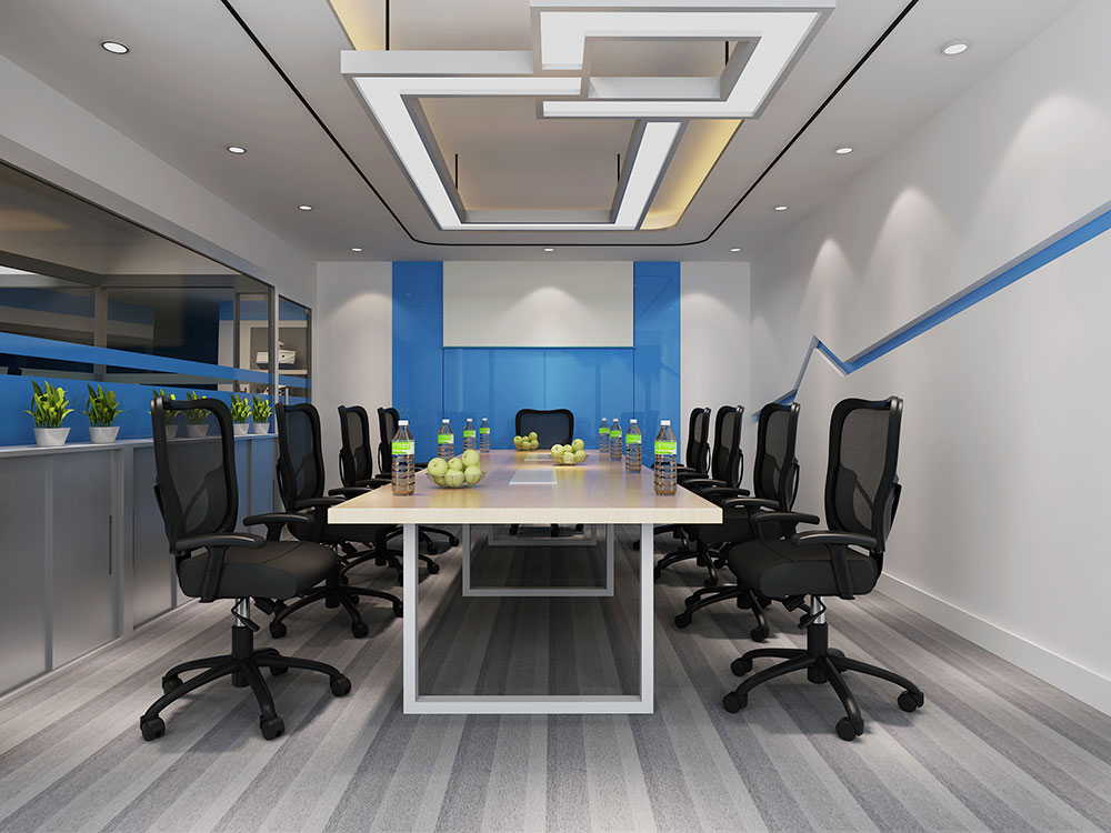 300平米現代感貿易公司辦公室設計效果-第4張圖片-上海古都建筑設計集團