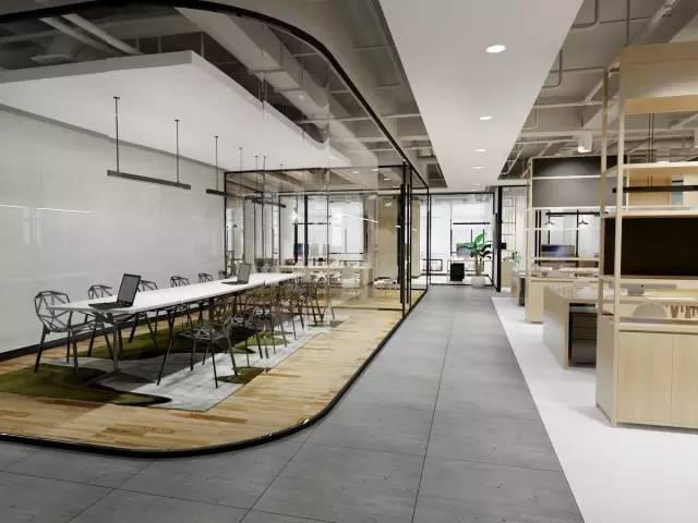 550平雅致工業風辦公室裝修設計效果-第7張圖片-上海古都建筑設計集團