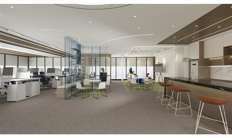 上海徐匯區(qū)芒果廣場辦公室裝修設(shè)計(jì)效果-第3張圖片-上海古都建筑設(shè)計(jì)集團(tuán)