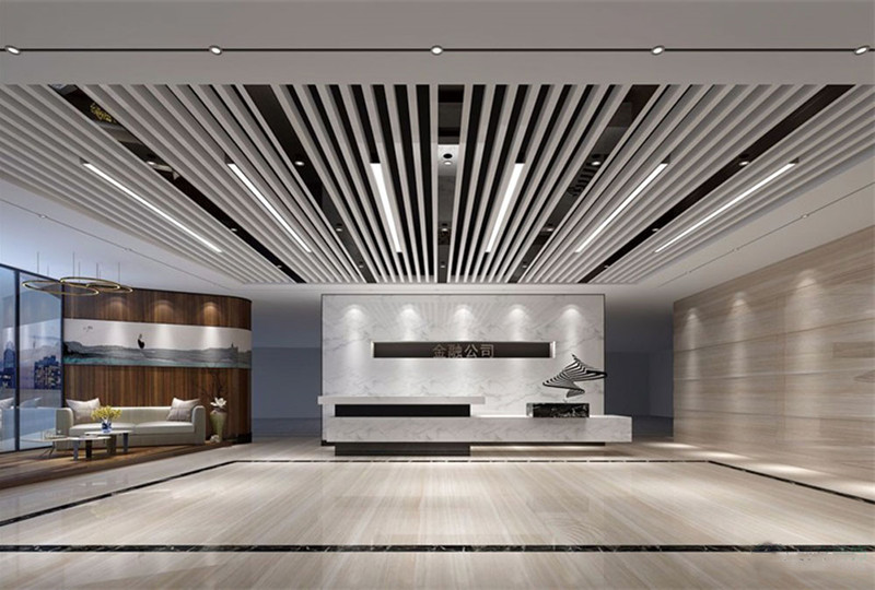 黃浦辦公樓裝潢設計_1780平金融公司辦公室-第2張圖片-上海古都建筑設計集團