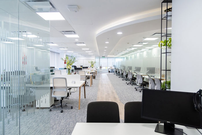 閔行280平化妝品公司辦公室裝修設(shè)計-第4張圖片-上海古都建筑設(shè)計集團