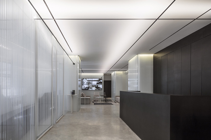 寶山物業公司辦公室裝修設計效果圖-第2張圖片-上海古都建筑設計集團