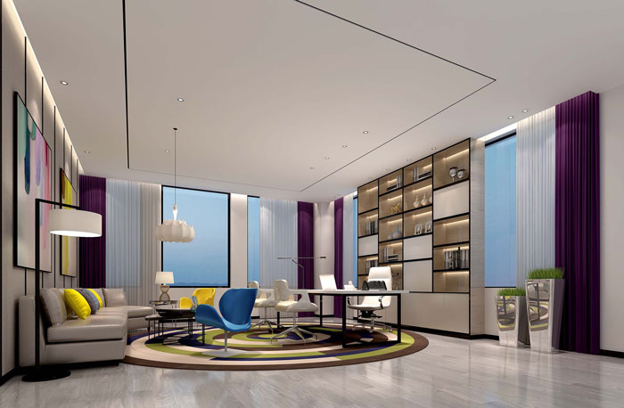 金山區500平服裝公司辦公室裝修設計-第3張圖片-上海古都建筑設計集團