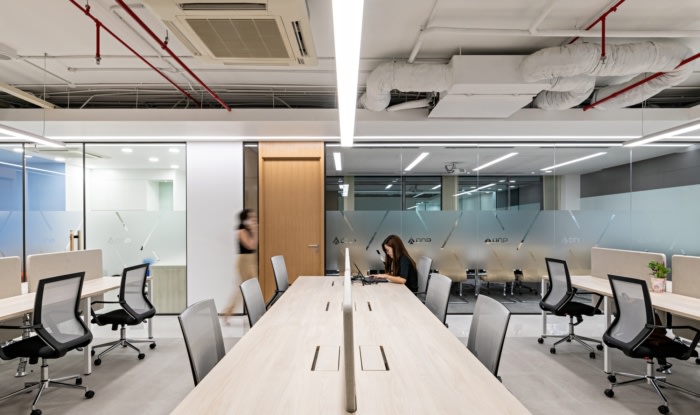 浦東新區外貿咨詢公司辦公室裝修設計-第3張圖片-上海古都建筑設計集團