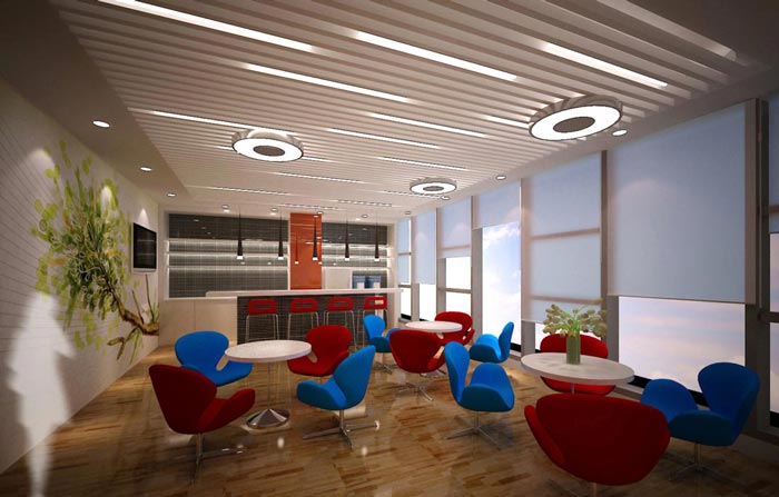 徐匯區辦公室裝修科技公司設計效果圖-第3張圖片-上海古都建筑設計集團