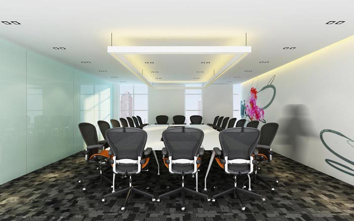 徐匯區辦公室裝修科技公司設計效果圖-第4張圖片-上海古都建筑設計集團