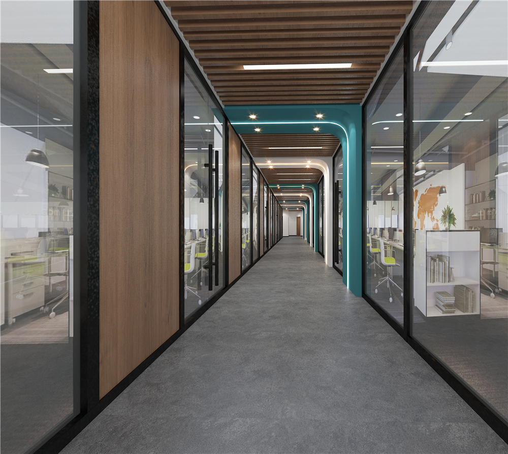 嘉定區辦公室裝修共享辦公室設計案例-第3張圖片-上海古都建筑設計集團