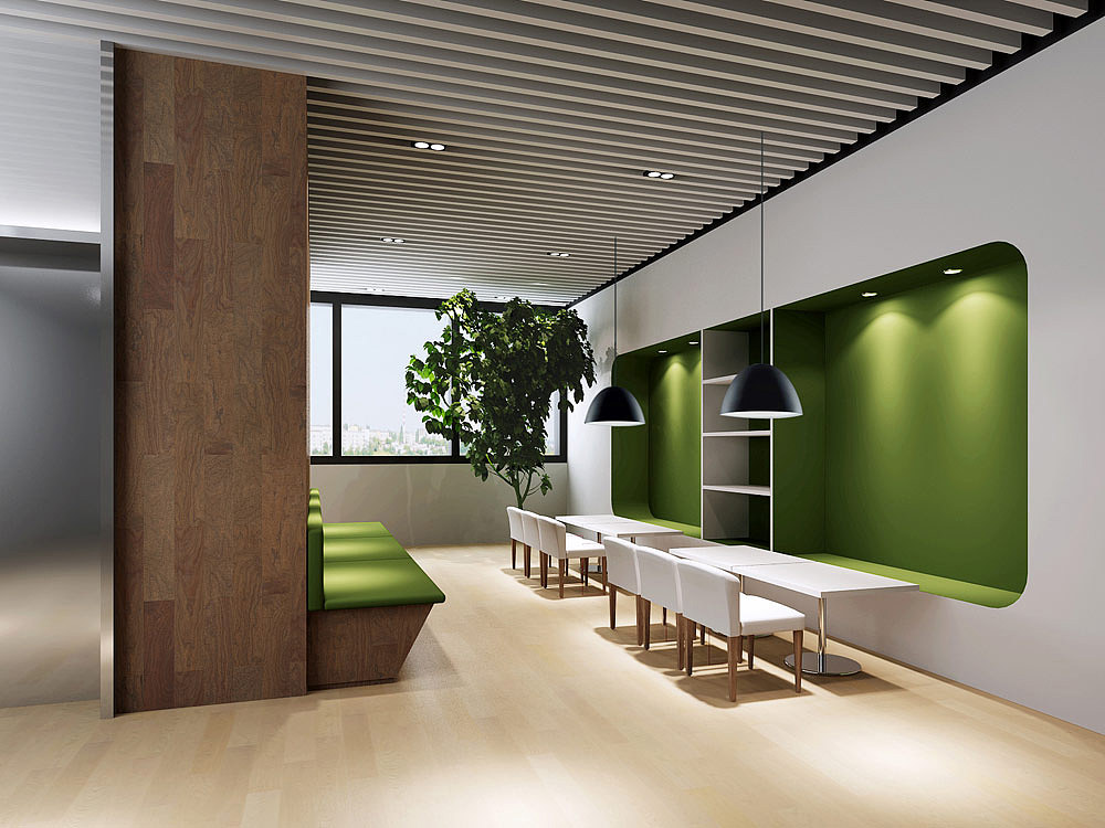 普陀區顏料公司辦公室裝修設計-第1張圖片-上海古都建筑設計集團