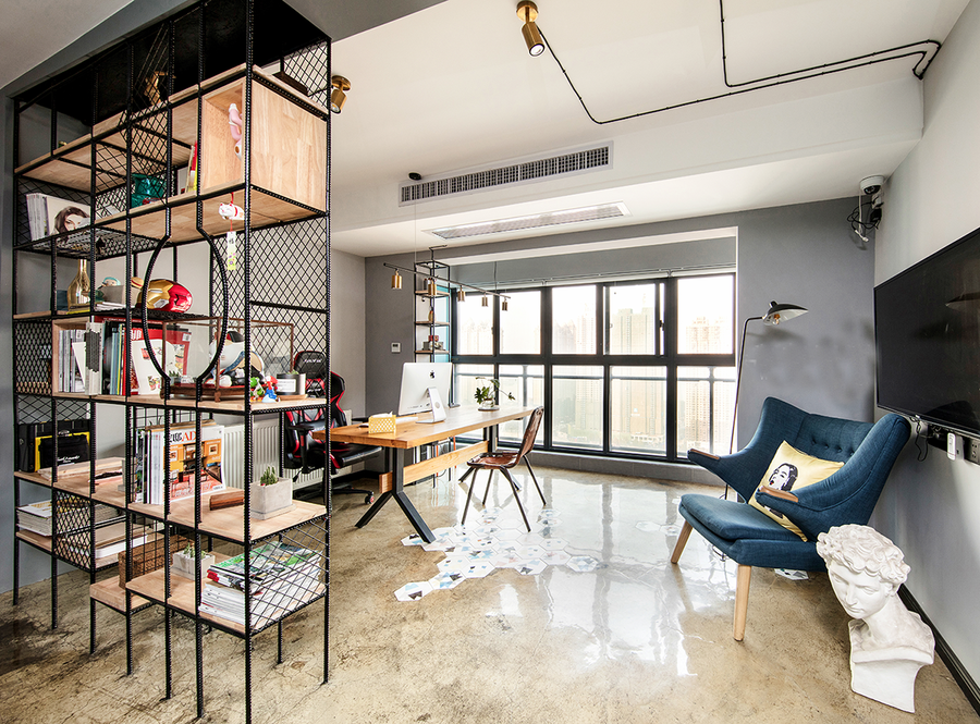 徐匯區復式工業風辦公室裝修設計-第5張圖片-上海古都建筑設計集團