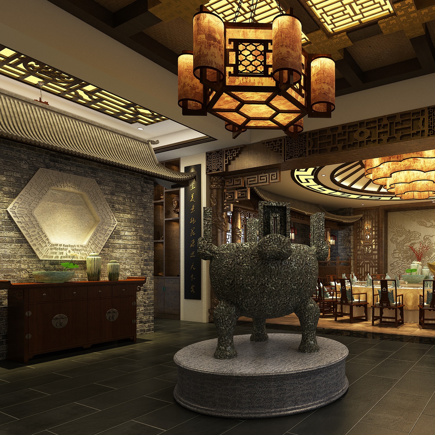 閔行區休閑會所辦公室裝修設計案例-第1張圖片-上海古都建筑設計集團