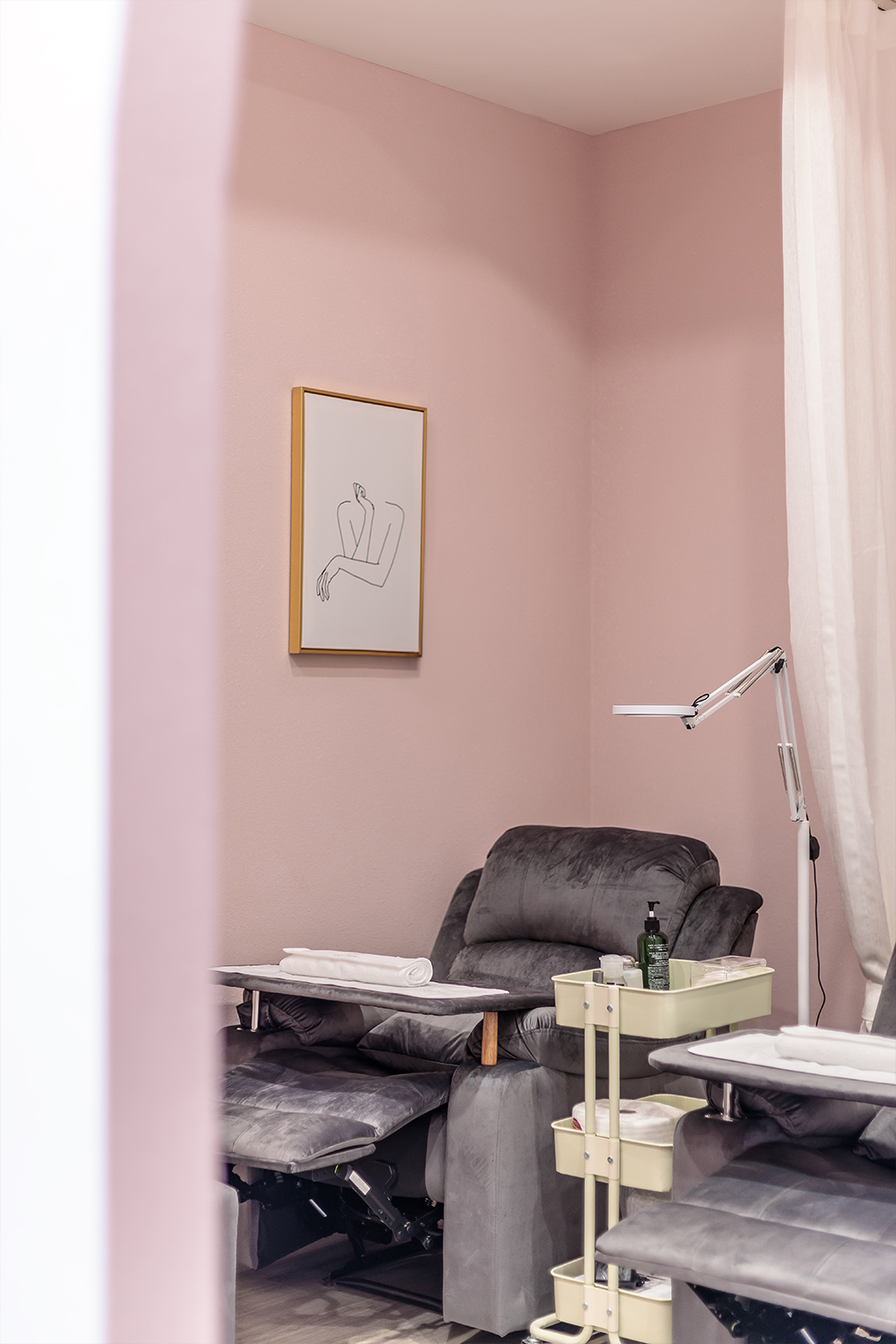 普陀區90平美甲店辦公室裝修設計-第1張圖片-上海古都建筑設計集團