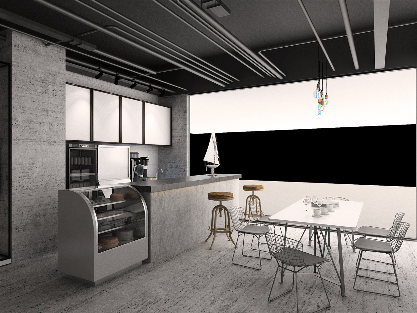 徐匯區工業風格服裝店辦公室裝修設計-第2張圖片-上海古都建筑設計集團