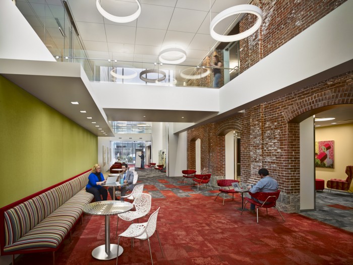 徐匯區(qū)120平生物科技辦公室裝修設(shè)計-第2張圖片-上海古都建筑設(shè)計集團(tuán)