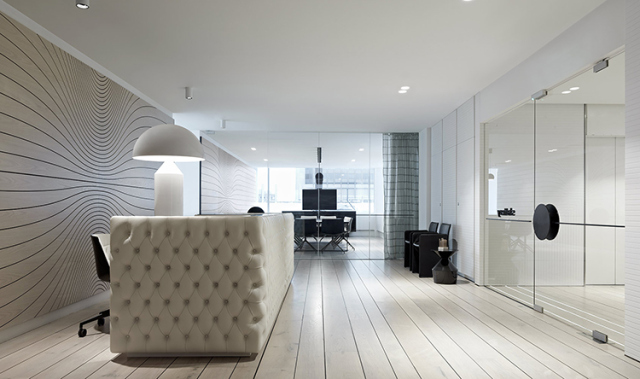 嘉定區400平寬廣大氣辦公室裝修設計-第1張圖片-上海古都建筑設計集團