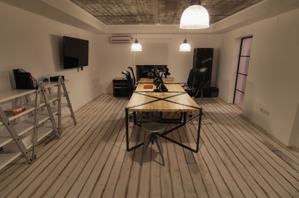 黃浦區(qū)復古復式風格辦公室裝修設(shè)計-第5張圖片-上海古都建筑設(shè)計集團