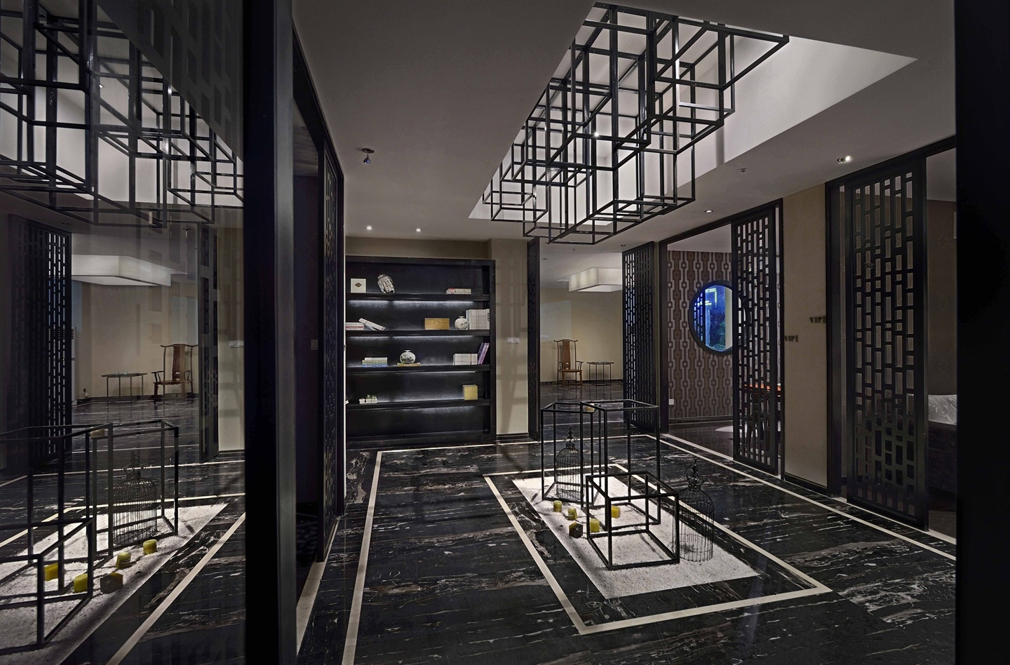 金山區200平辦公室裝修靜謐風格設計-第3張圖片-上海古都建筑設計集團