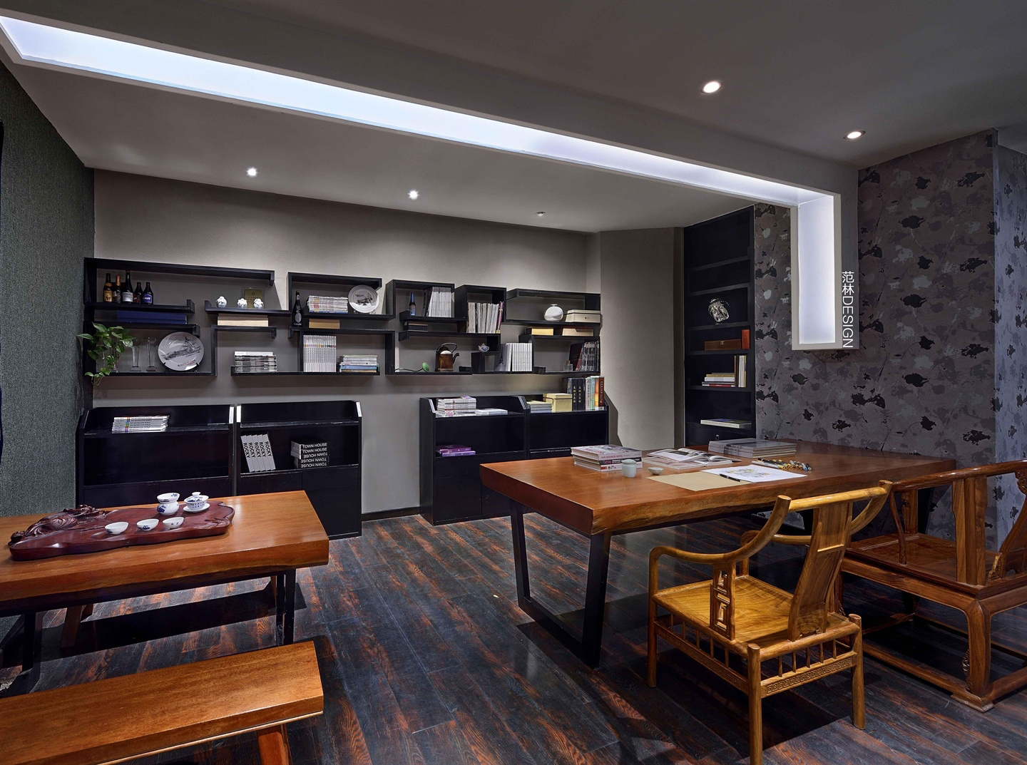 金山區200平辦公室裝修靜謐風格設計-第7張圖片-上海古都建筑設計集團