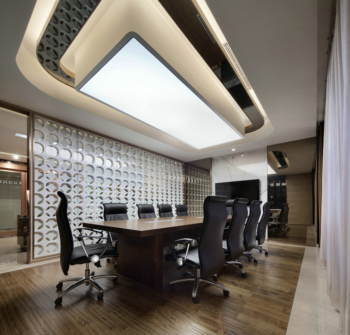 虹口區投資辦公室裝修設計案例-第4張圖片-上海古都建筑設計集團