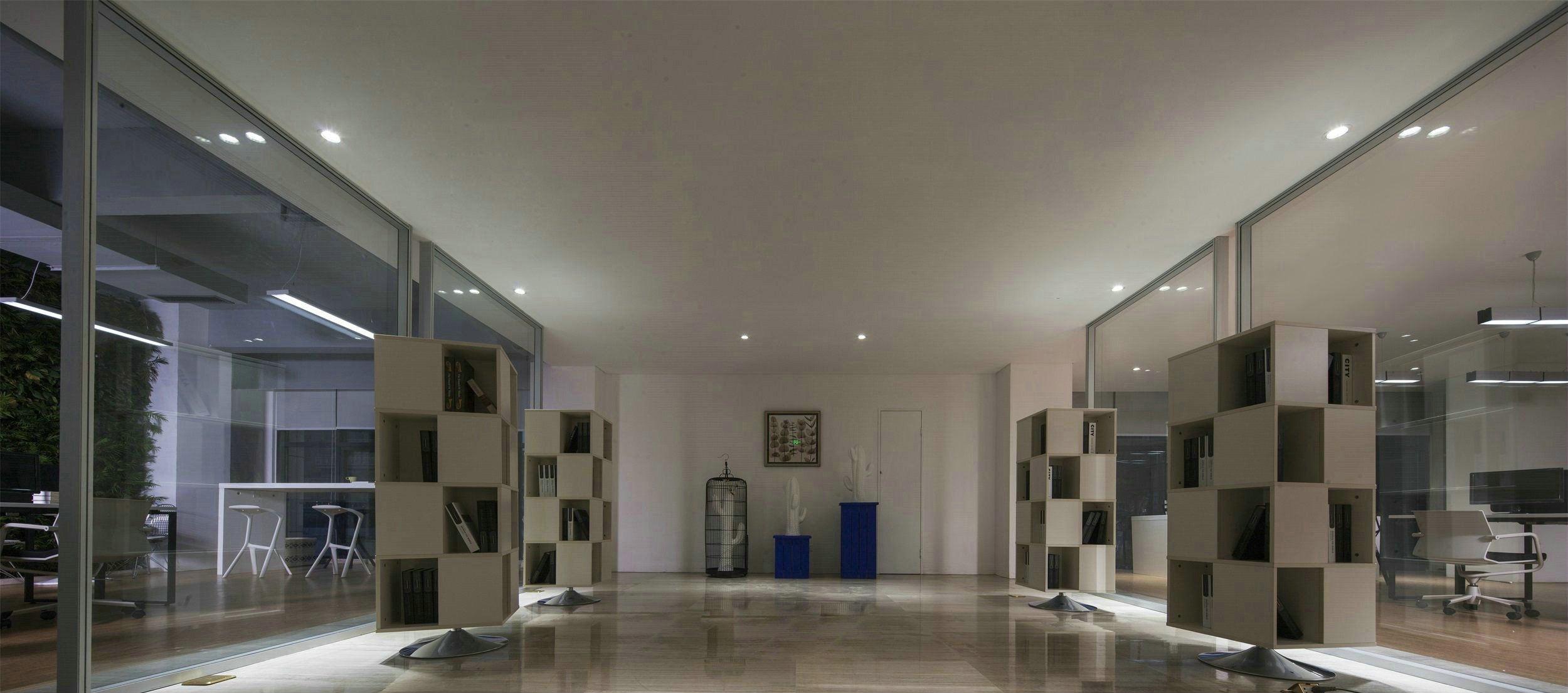 上海現代時尚風格辦公室裝修設計-第2張圖片-上海古都建筑設計集團