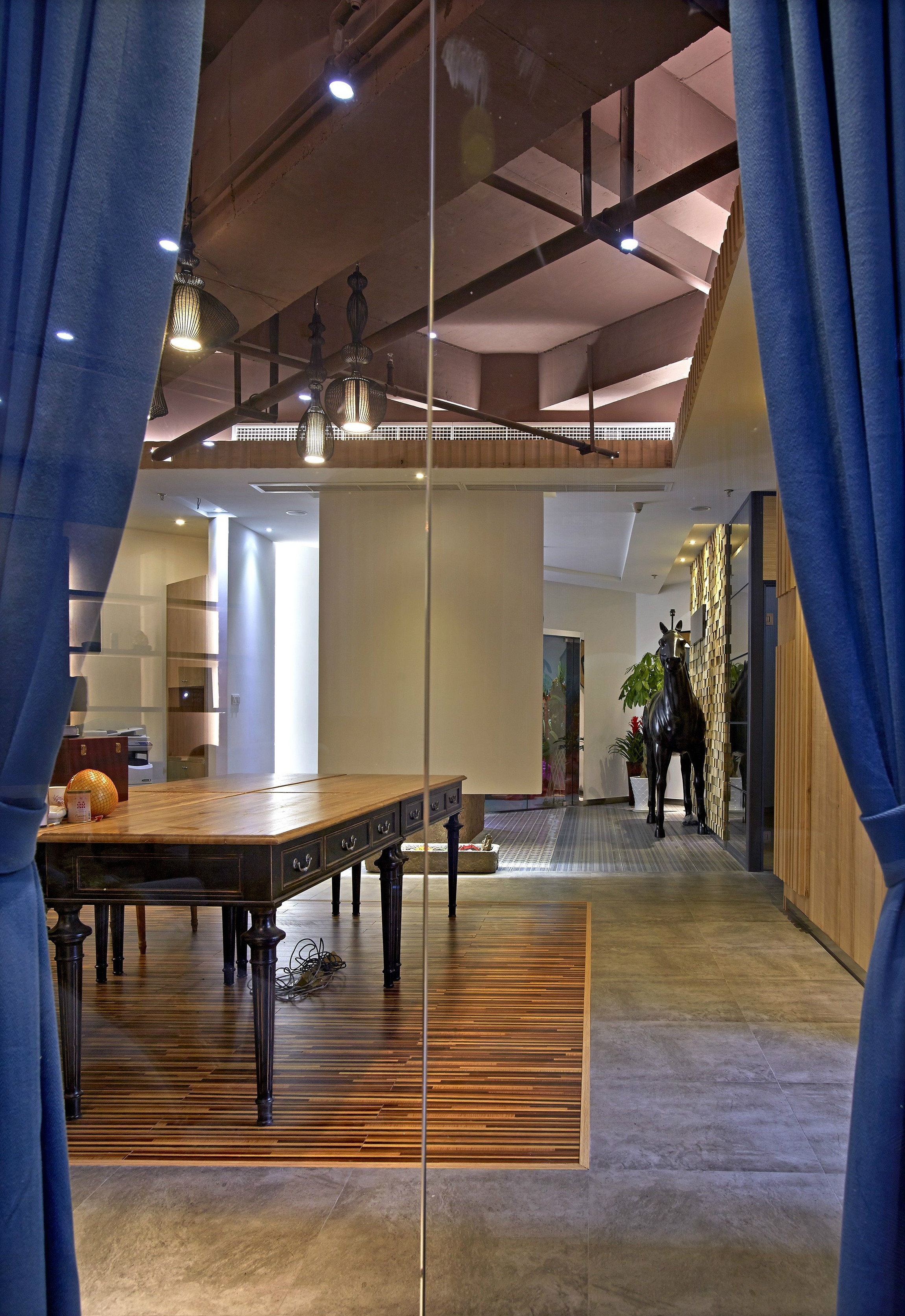 浦東新區紡織品公司辦公室裝修設計-第3張圖片-上海古都建筑設計集團