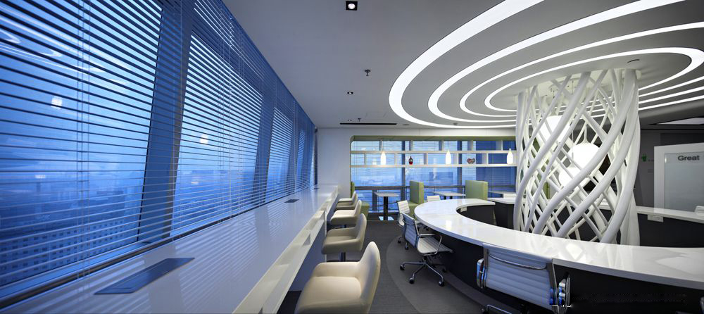 上海商務中心辦公室裝修設計-第2張圖片-上海古都建筑設計集團