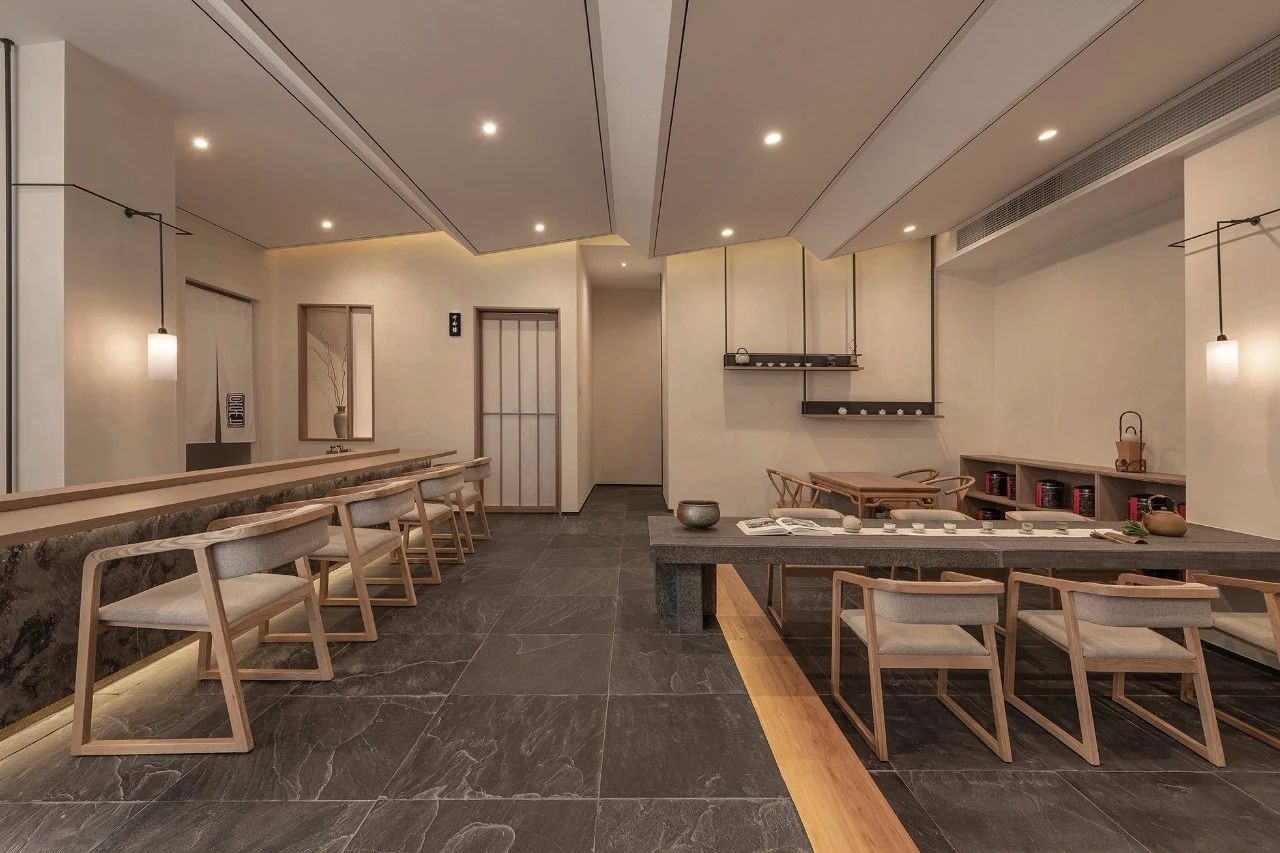 上海辦公室裝修清新茶莊裝修設計-第1張圖片-上海古都建筑設計集團