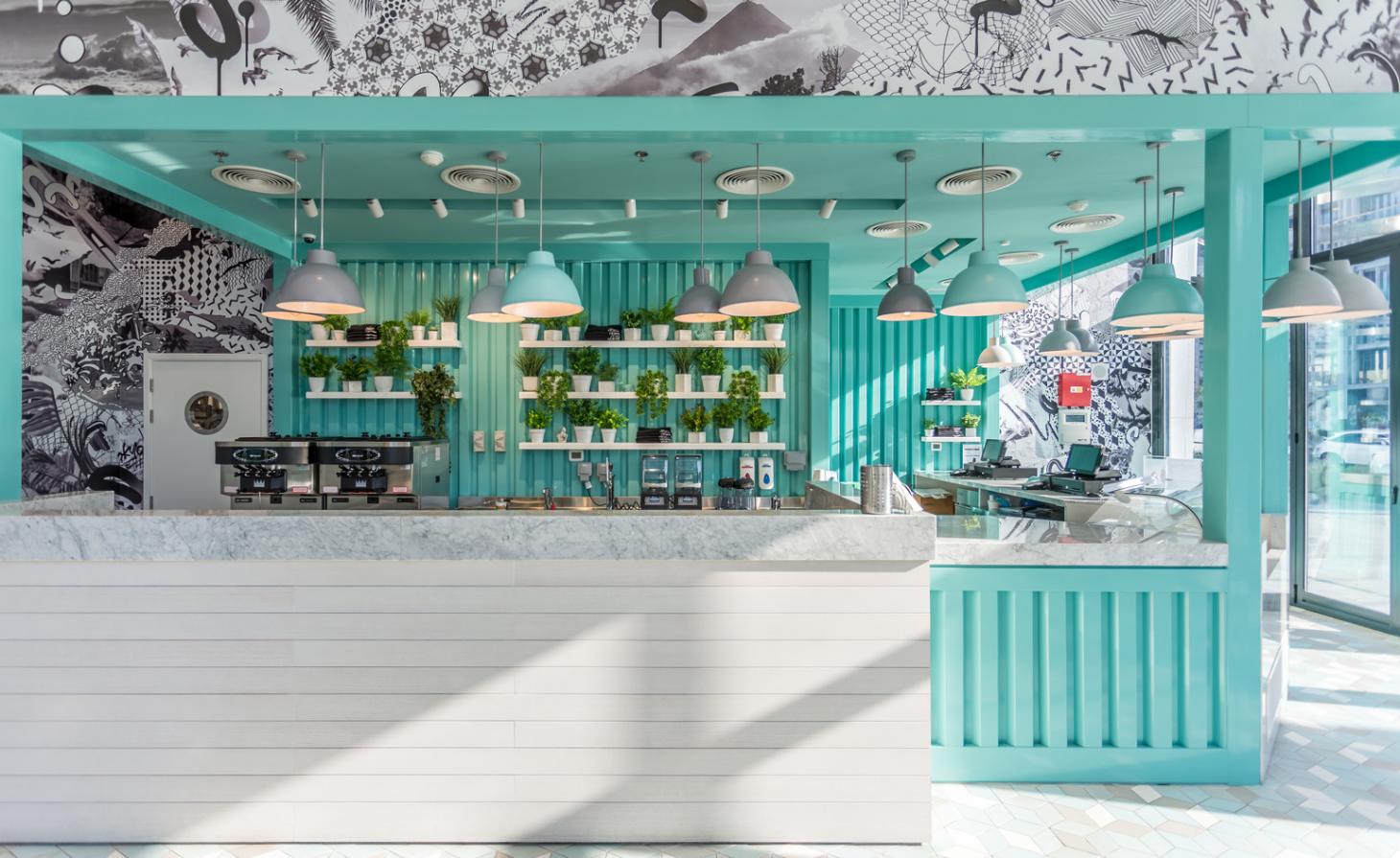 黃浦區清涼冷飲店裝修設計-第3張圖片-上海古都建筑設計集團