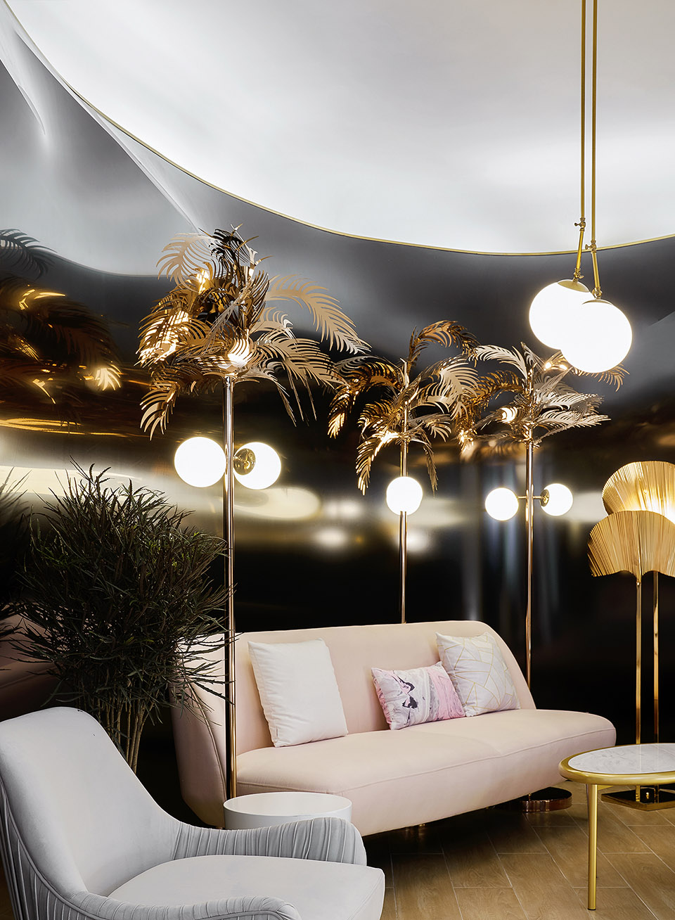 黃浦區簡約風美容會所裝修設計-第3張圖片-上海古都建筑設計集團