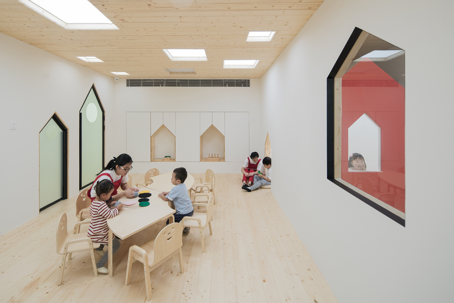 簡潔早教機構辦公室裝修設計-第5張圖片-上海古都建筑設計集團