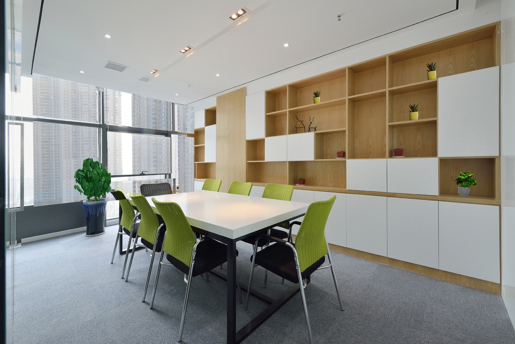 青浦區辦公室裝修簡約風設計-第4張圖片-上海古都建筑設計集團