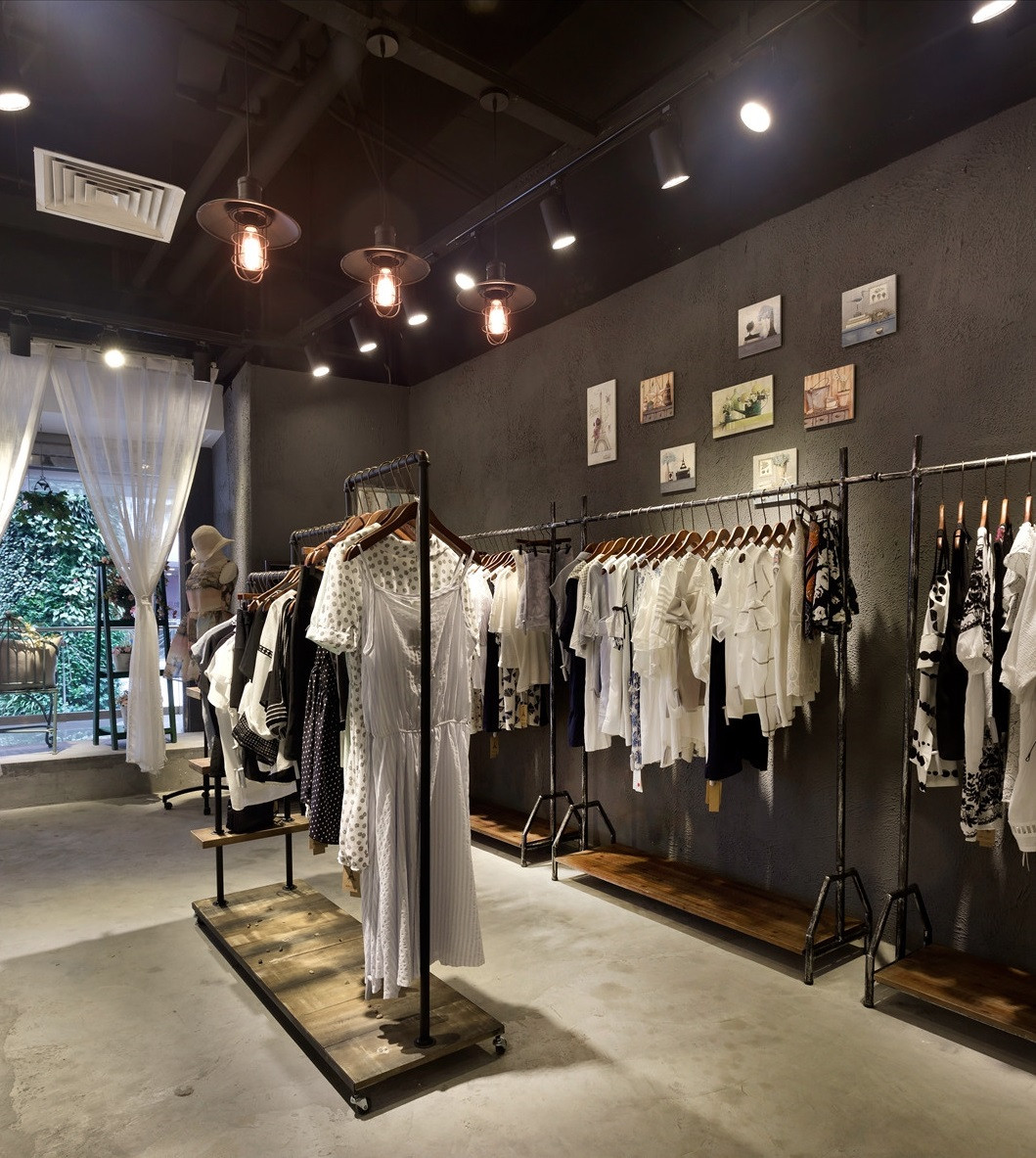 青浦區loft風格女裝店裝修設計-第2張圖片-上海古都建筑設計集團