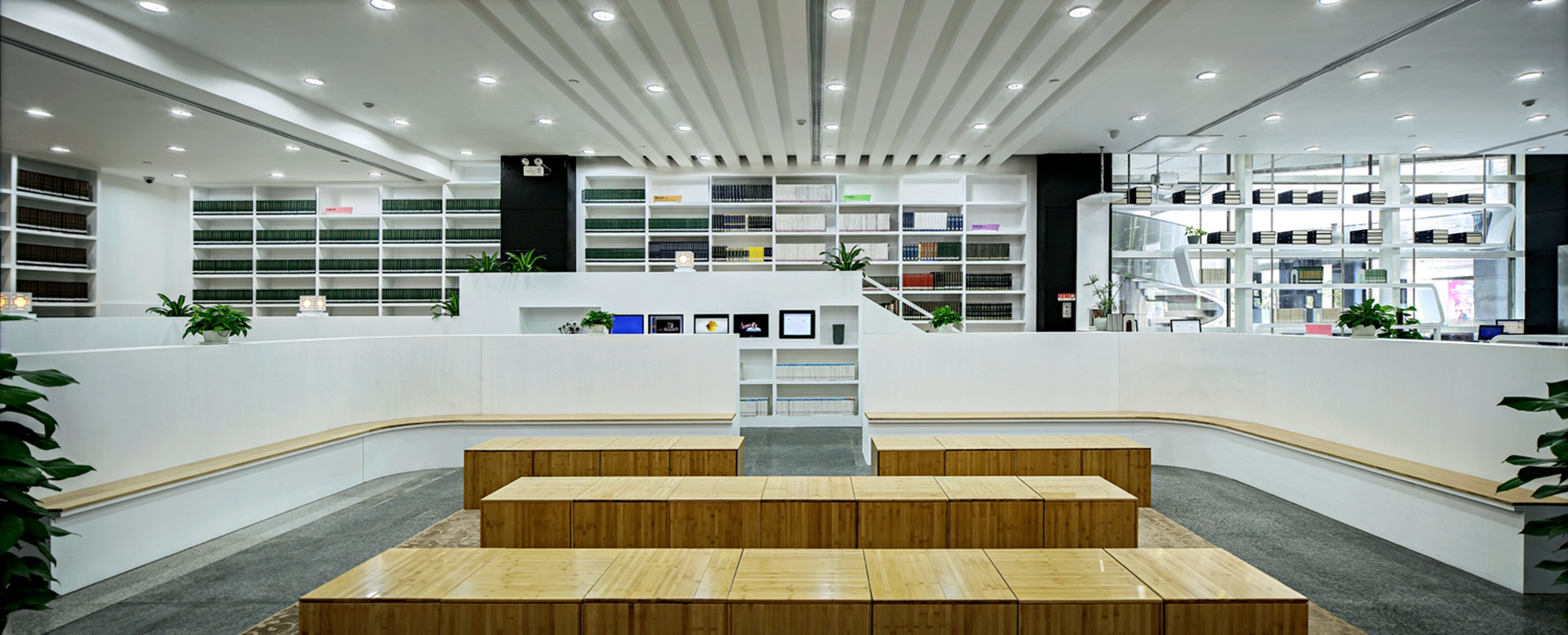 嘉定區(qū)簡約風(fēng)格圖書館裝修設(shè)計(jì)-第3張圖片-上海古都建筑設(shè)計(jì)集團(tuán)