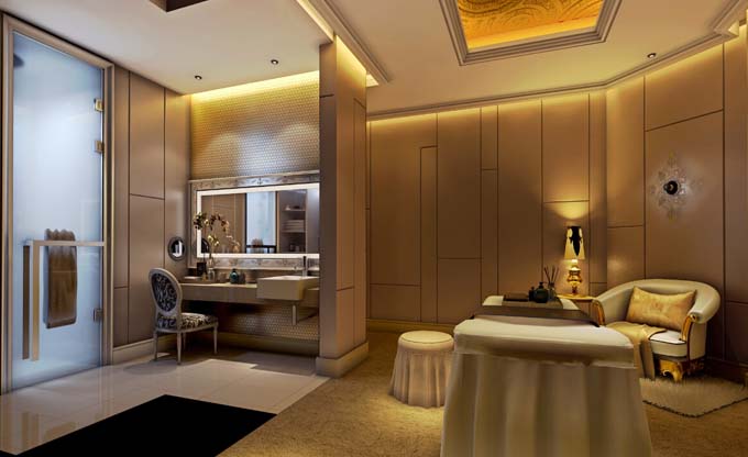 普陀區歐式風格美容會所裝修設計-第2張圖片-上海古都建筑設計集團