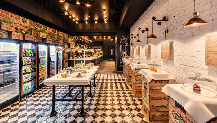 復古風水果店裝修設計-第2張圖片-上海古都建筑設計集團