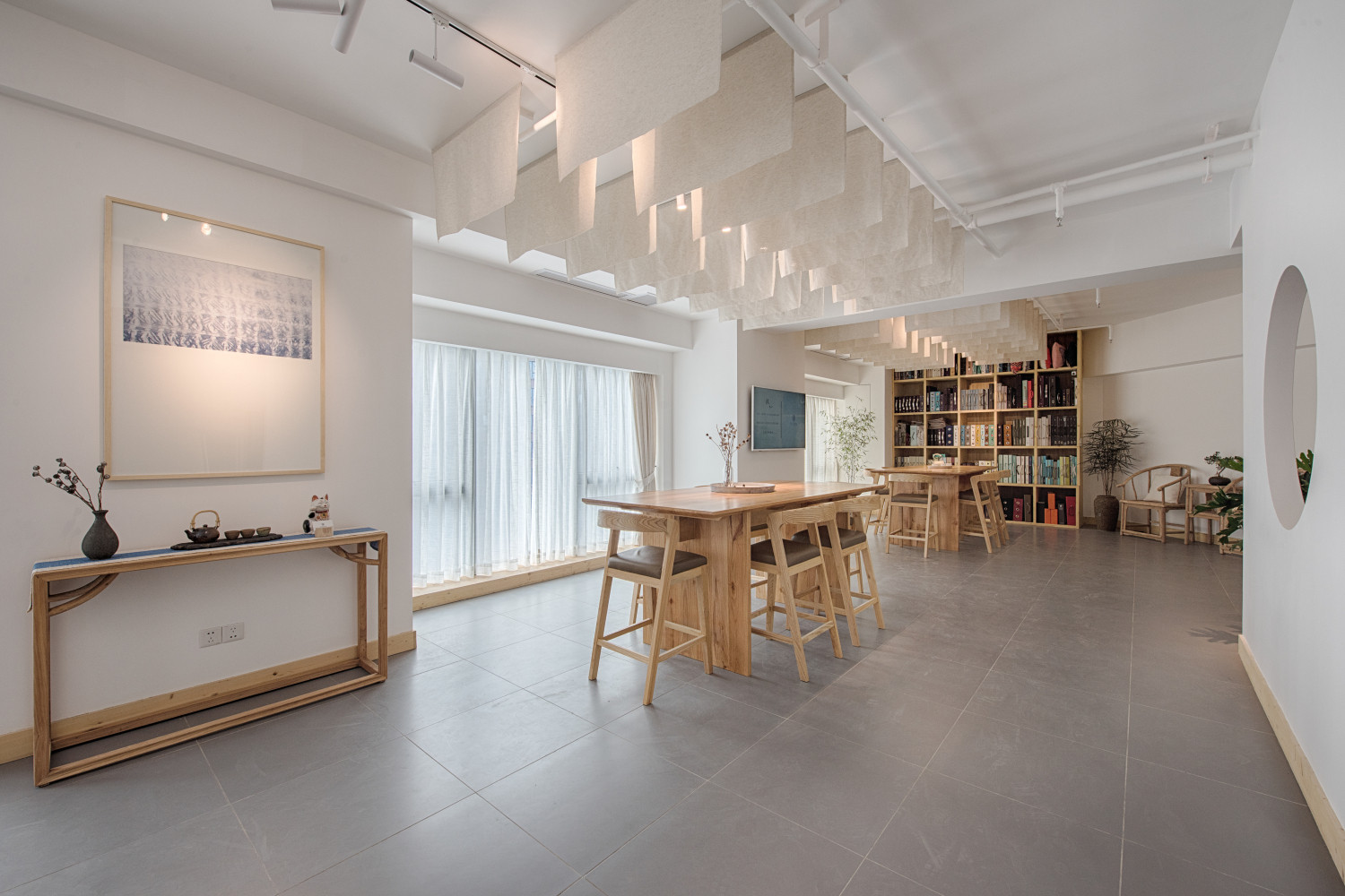 日式布料展廳裝修設計-第5張圖片-上海古都建筑設計集團