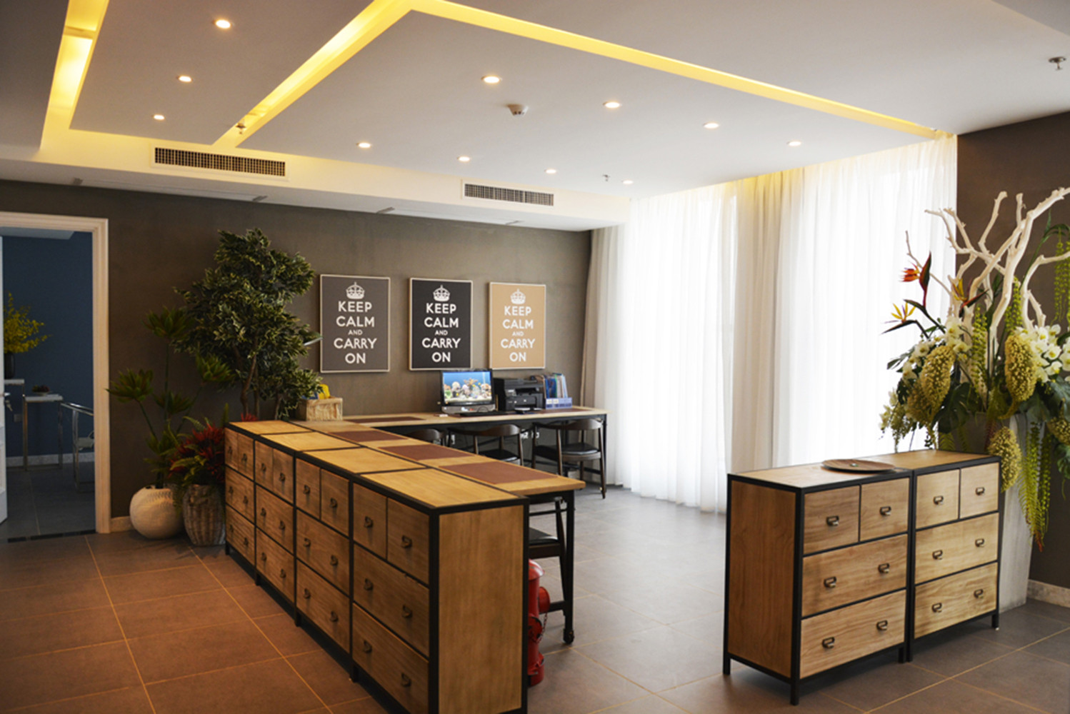 普陀區混搭風格辦公室裝修設計-第1張圖片-上海古都建筑設計集團