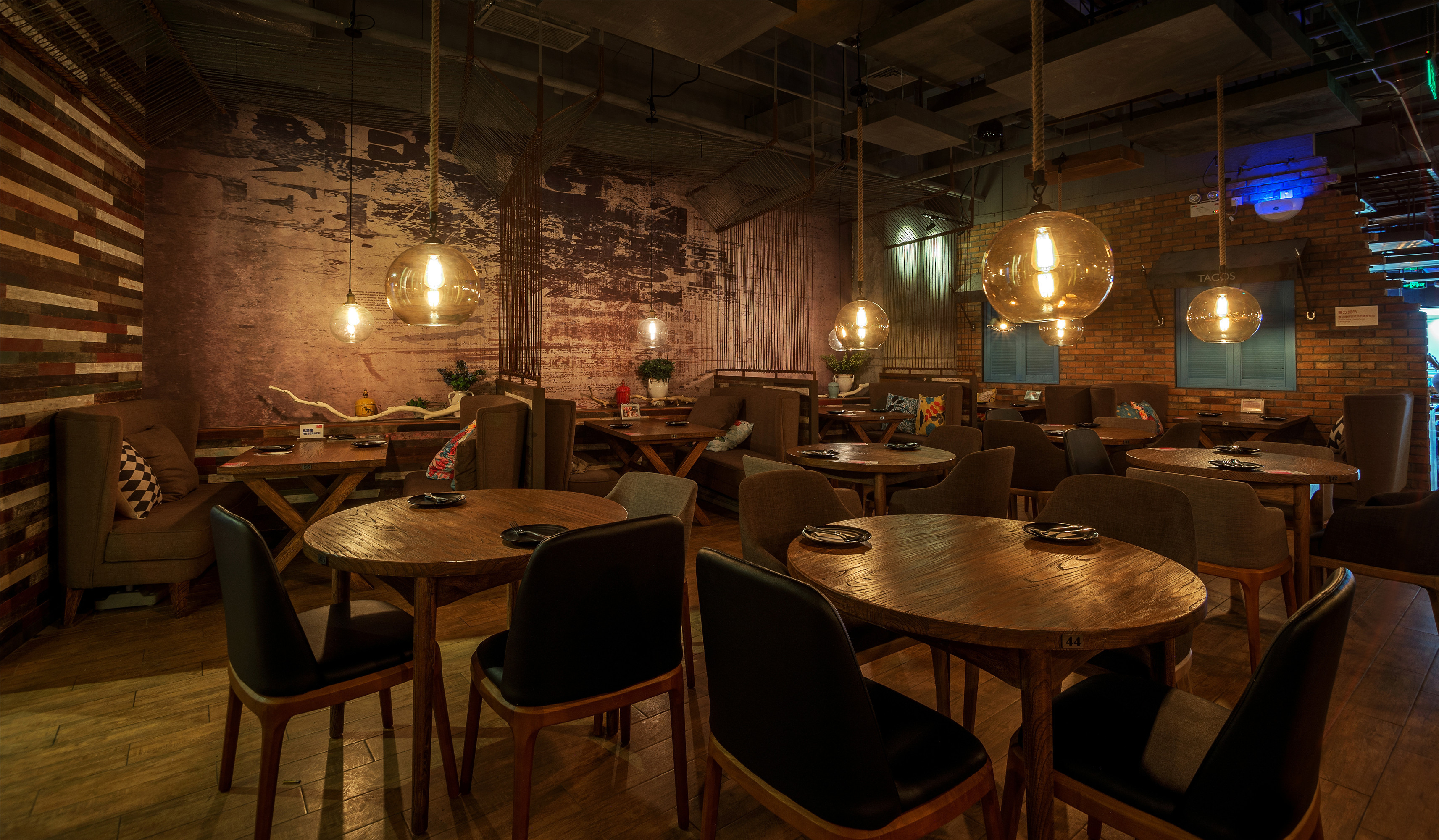 工業風茶餐廳裝修設計-第2張圖片-上海古都建筑設計集團