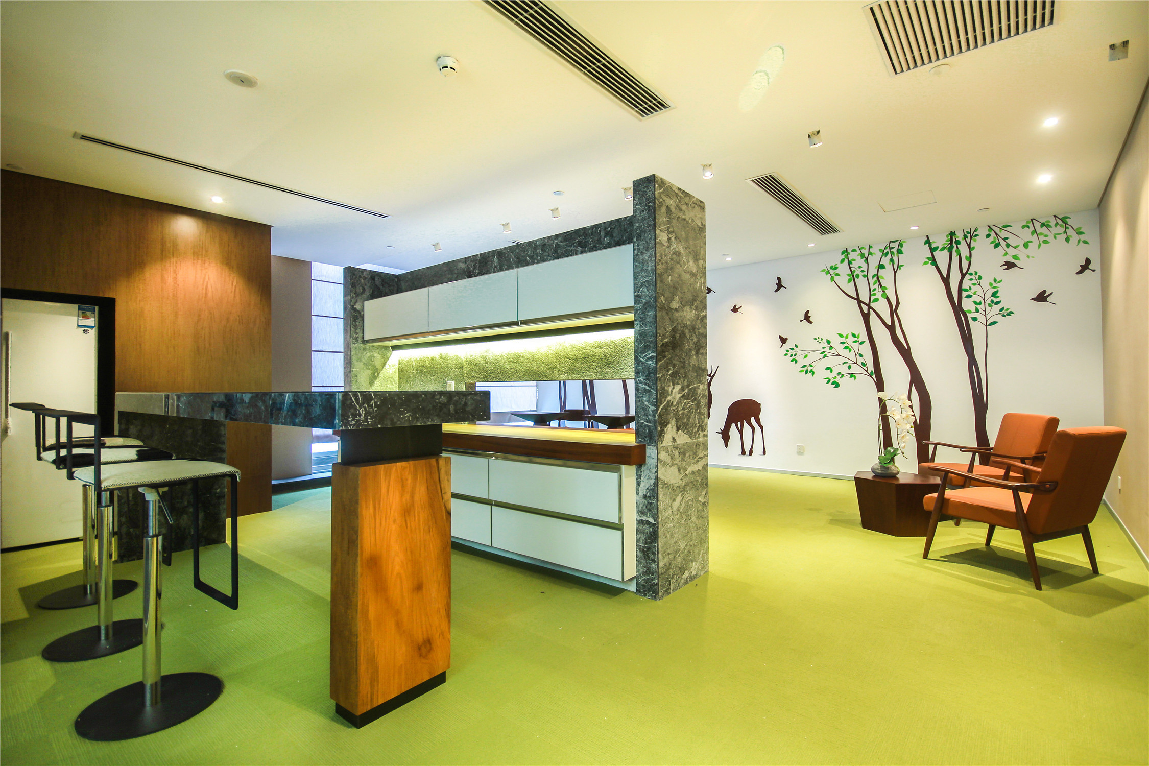 嘉定區現代簡約辦公室裝修設計-第3張圖片-上海古都建筑設計集團