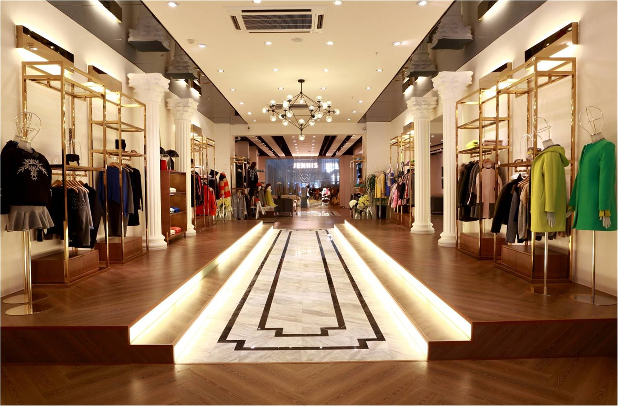 復式女裝店裝修設計-第3張圖片-上海古都建筑設計集團