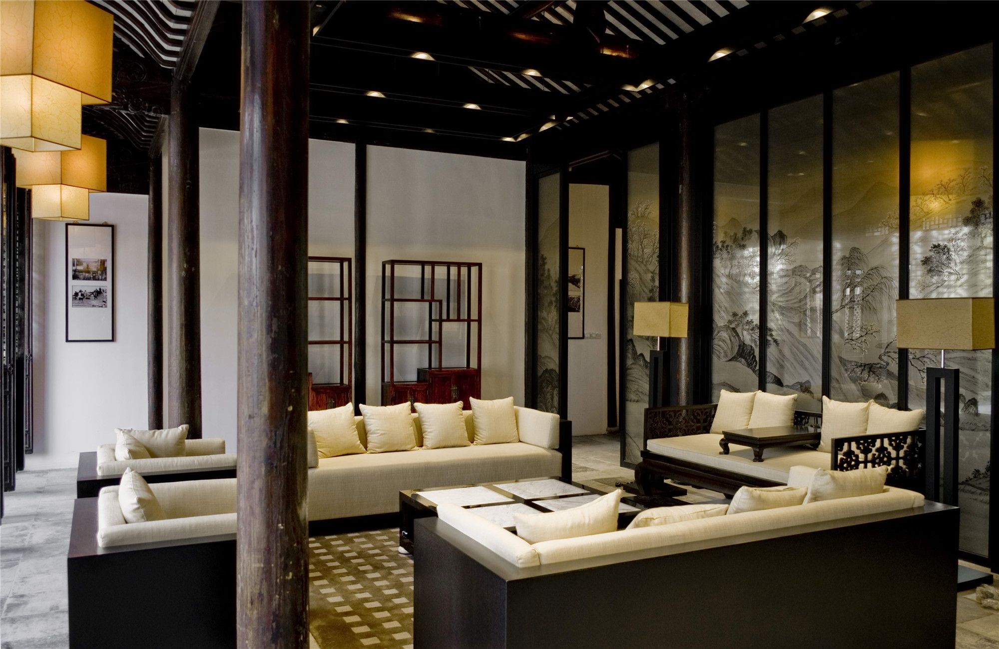 中式復古茶館裝修設計-第2張圖片-上海古都建筑設計集團