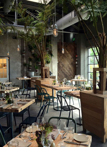 黃浦區(qū)田園風格咖啡廳裝修設計-第4張圖片-上海古都建筑設計集團