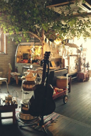 黃浦區(qū)田園風格咖啡廳裝修設計-第2張圖片-上海古都建筑設計集團